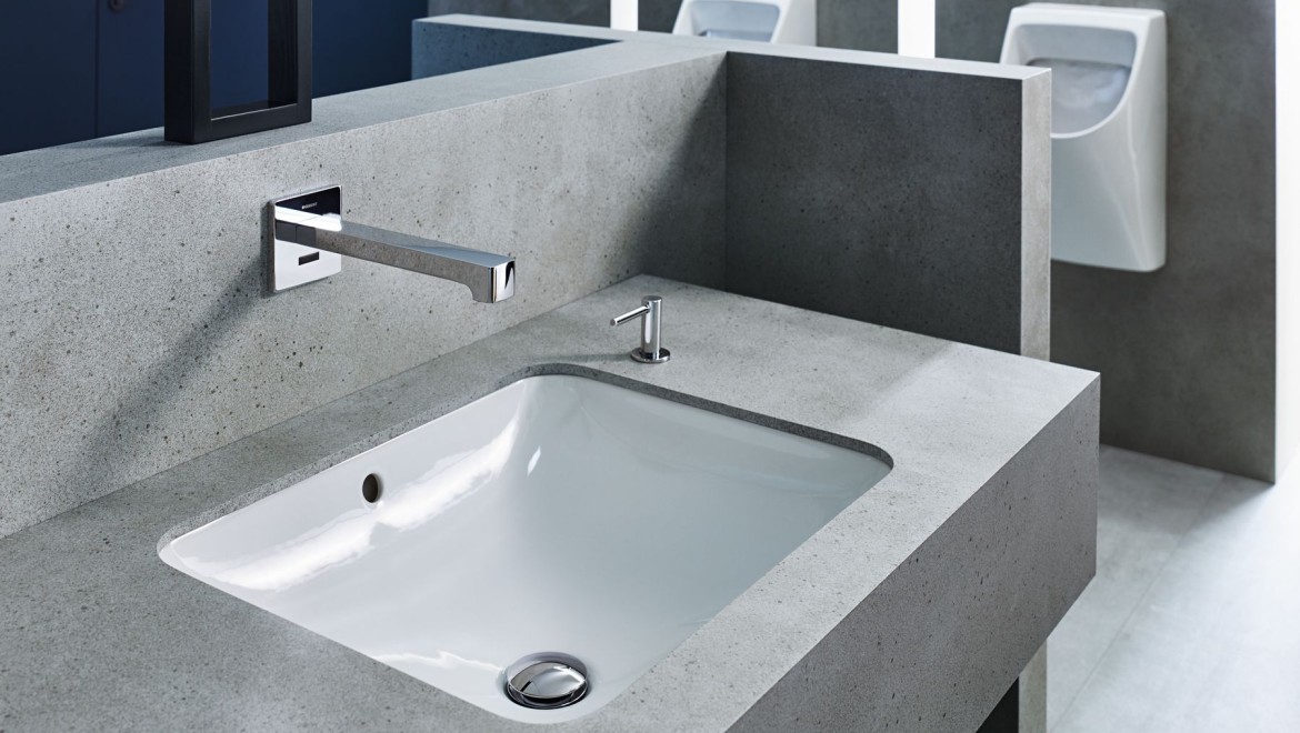 Geberit VariForm under-countertop washbasin, rectangular Geberit VariForm under-countertop washbasin, rectangular