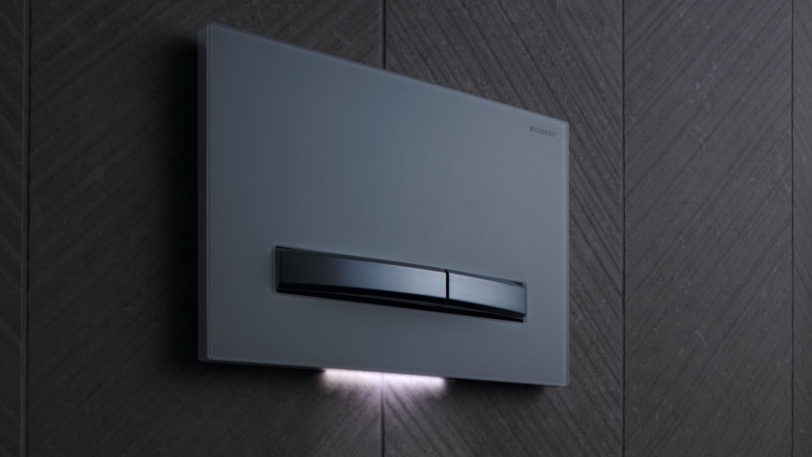 Geberit Sigma50 in white with orientation light