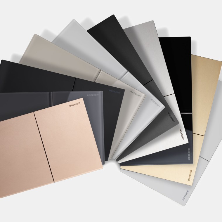 Geberit Sigma70 in various materials and colours Geberit Sigma70 in various materials and colours