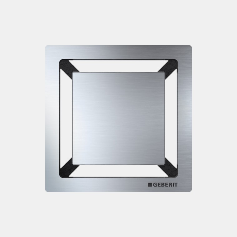 Geberit floor drain for showers with square design cover Geberit floor drain for showers with square design cover