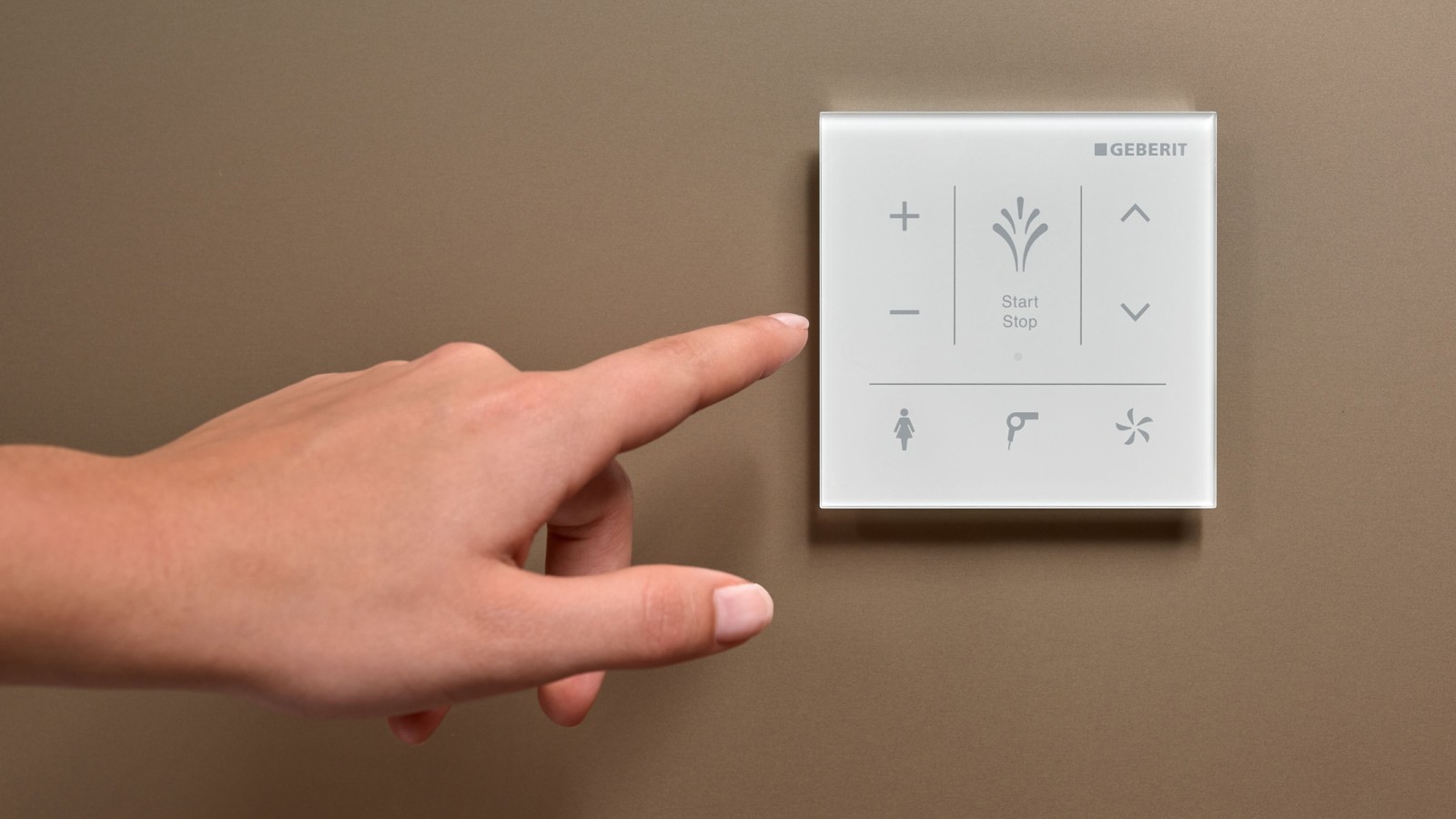 Wireless wall-mounted control panel Wireless wall-mounted control panel