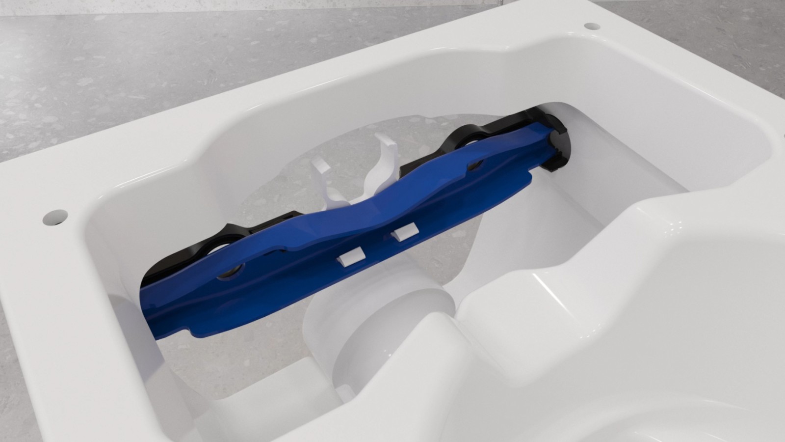 Pre-assembled mounting support