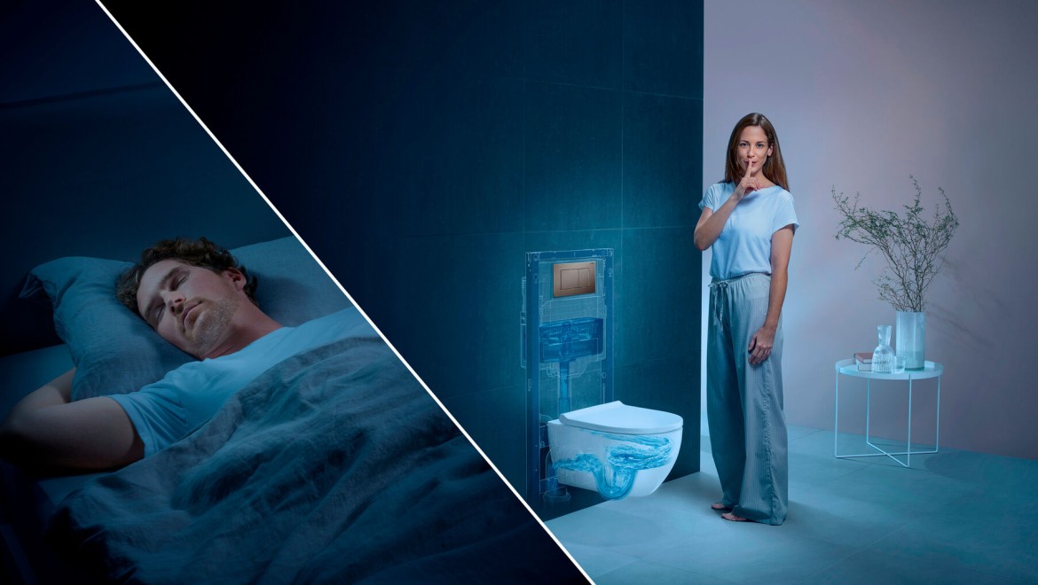 Geberit WC system: The quiet flush Geberit WC system: The quiet flush