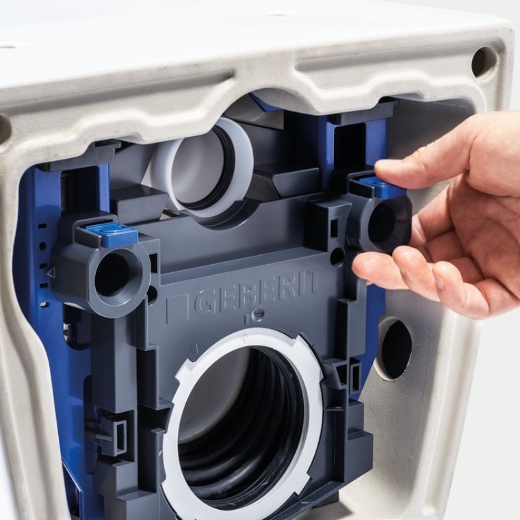 Geberit ONE WC with an integrated capacity for adjusting the height