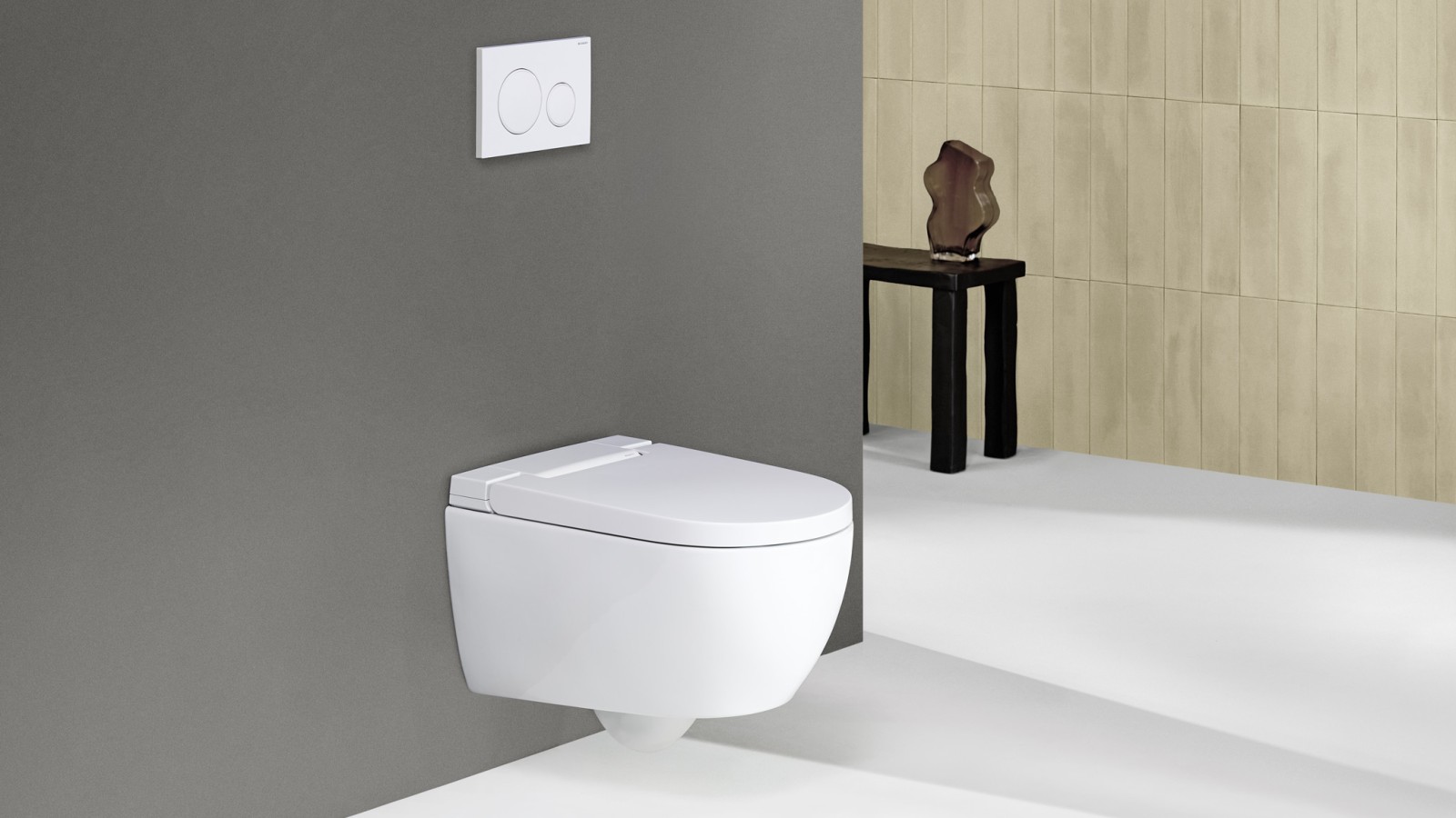 Geberit AquaClean Alba with Sigma20 remote control