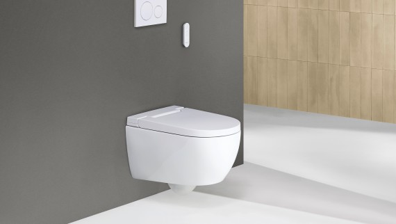 Geberit AquaClean Alba with Sigma20 remote control Geberit AquaClean Alba with Sigma20 remote control