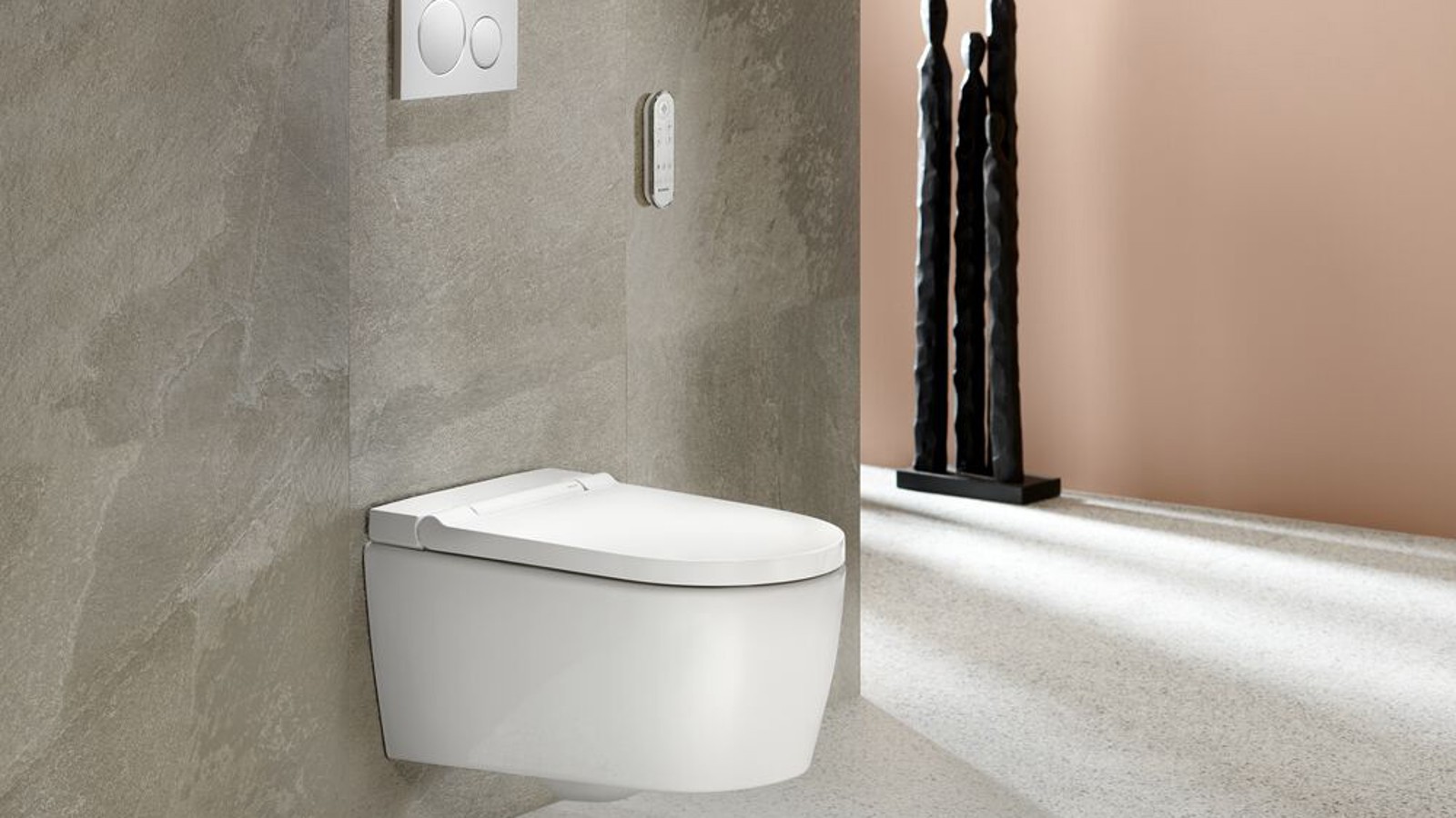 Geberit AquaClean Alba with Sigma20 remote control