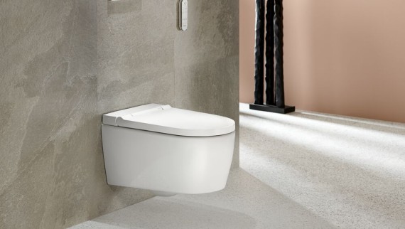 Geberit AquaClean Alba with Sigma20 remote control