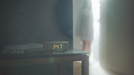 Alarm clock in the bedroom Alarm clock in the bedroom