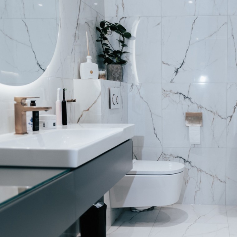 Renovated bathroom Renovated bathroom