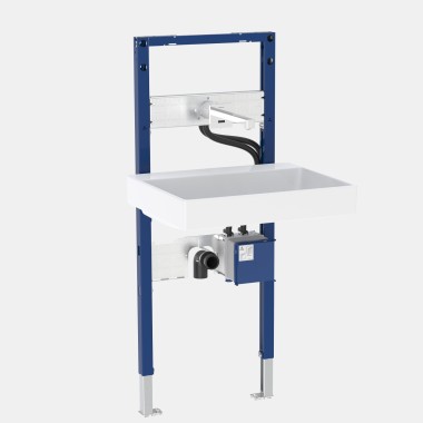 Geberit Duofix element for washbasin with Brenta wall-mounted tap Geberit Duofix element for washbasin with Brenta wall-mounted tap