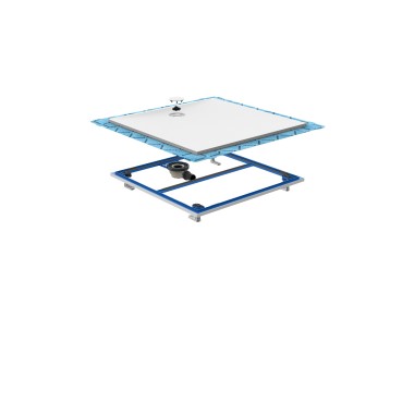 Setaplano installation set and Setaplano shower tray with premounted sealing foil Setaplano installation set and Setaplano shower tray with premounted sealing foil