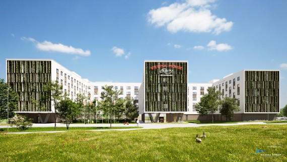 Europe’s largest hotel in wood-hybrid construction opened in Vienna Schwechat (© BKK3 Architektur)