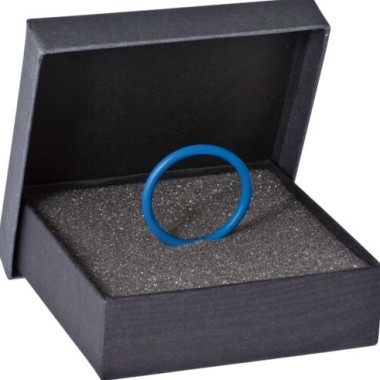 Blue seal ring in box Blue seal ring in box