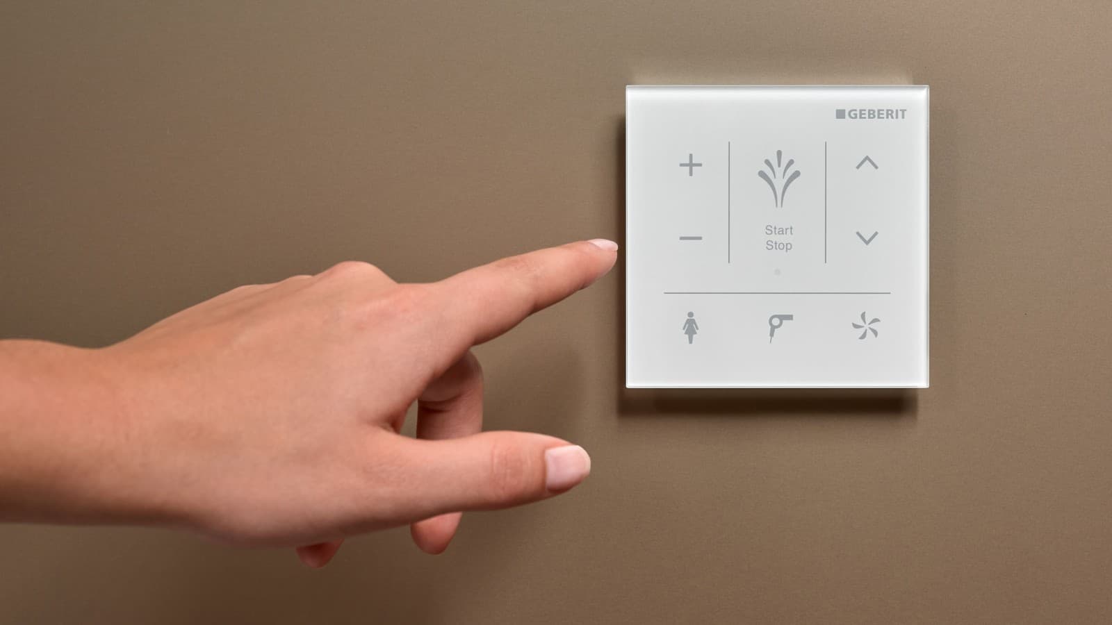 Wireless wall-mounted control panel Wireless wall-mounted control panel