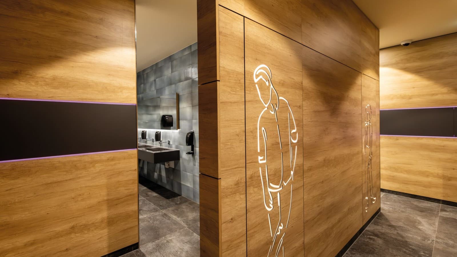 Entrance to the men’s WC Entrance to the men’s WC