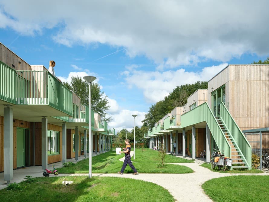 Moos Euterpe provides housing for students, Ukrainian refugees, and others seeking a home in buildings of various sizes (© Moos) Moos Euterpe provides housing for students, Ukrainian refugees, and others seeking a home in buildings of various sizes (© Moos)