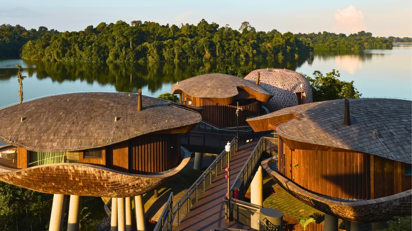 Tree houses are modelled on seed pods and allow the jungle to grow in between them (© Banyan Tree) Tree houses are modelled on seed pods and allow the jungle to grow in between them (© Banyan Tree)